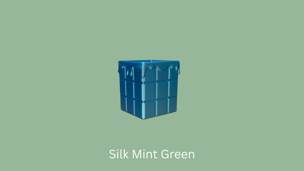 Chocolate Block Desk Organiser | Cute 3D Printed Gift | Novelty Stationery