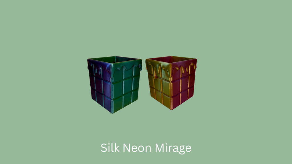 Chocolate Block Organiser - Silk Neon Mirage