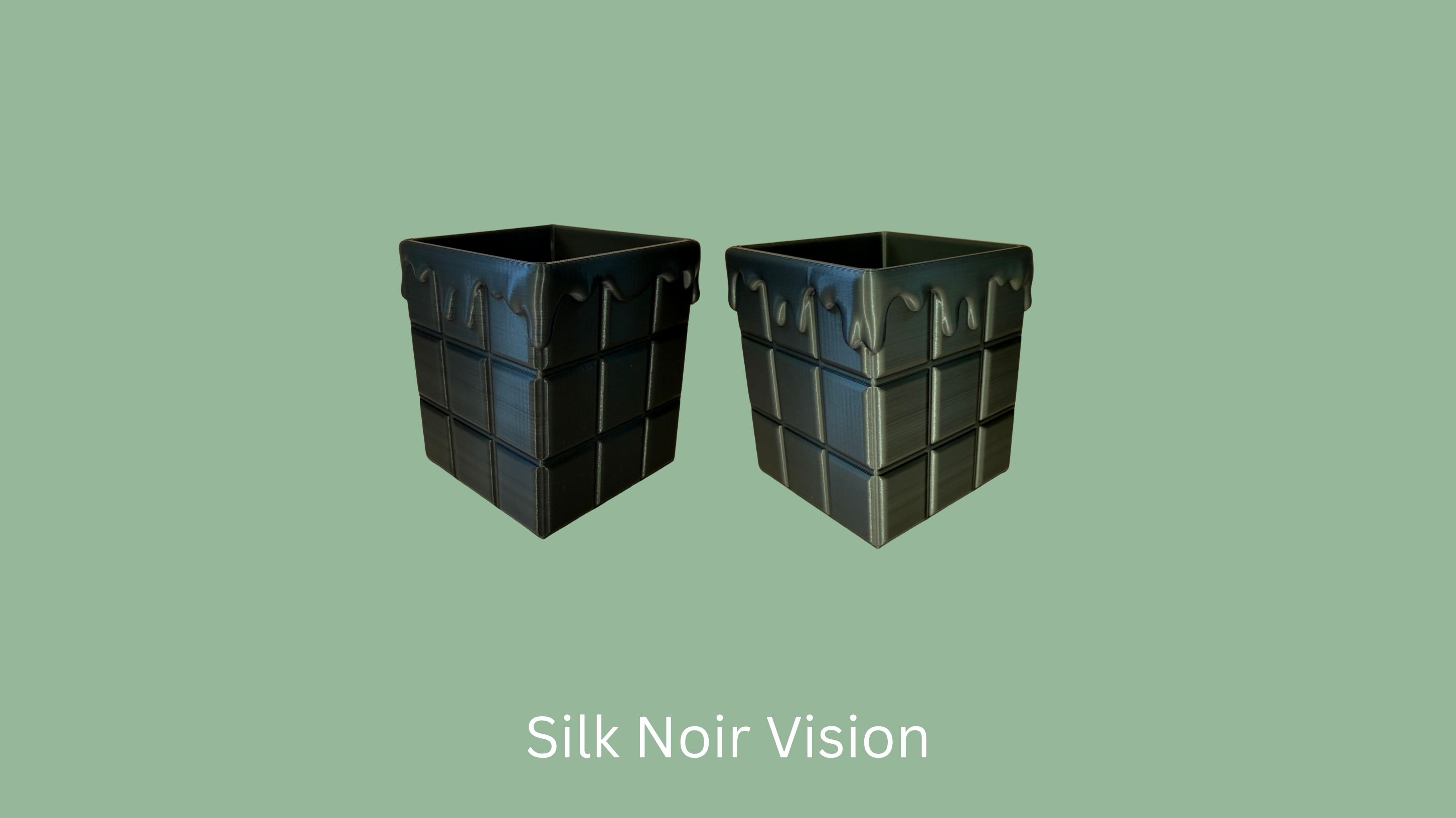 Chocolate Block Organiser - Silk Noir Vision