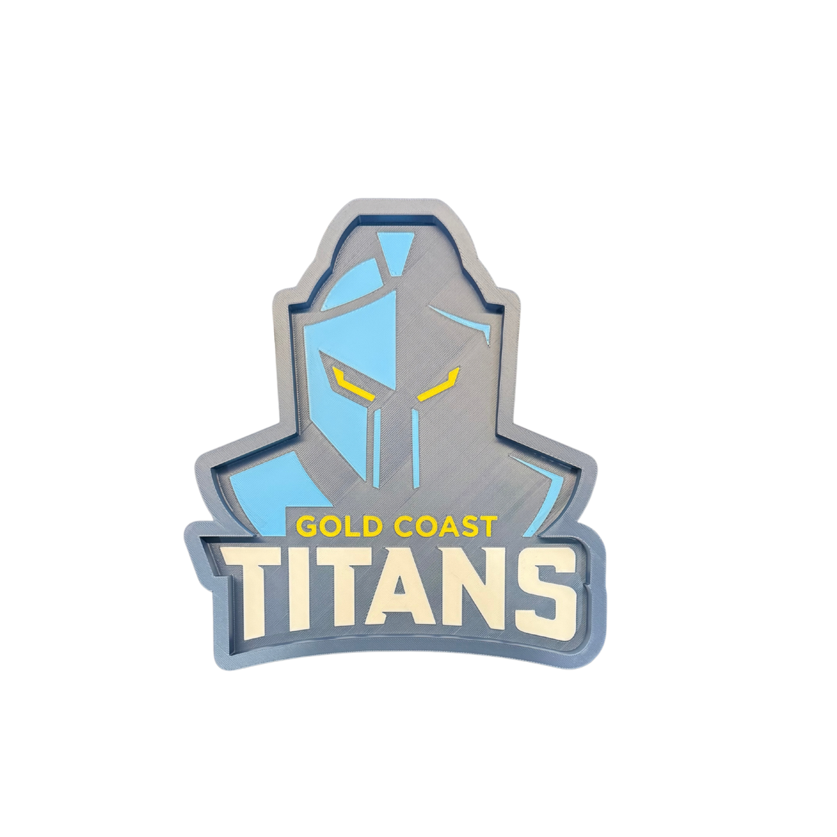 Gold Coast Titans trinket tray on a white background