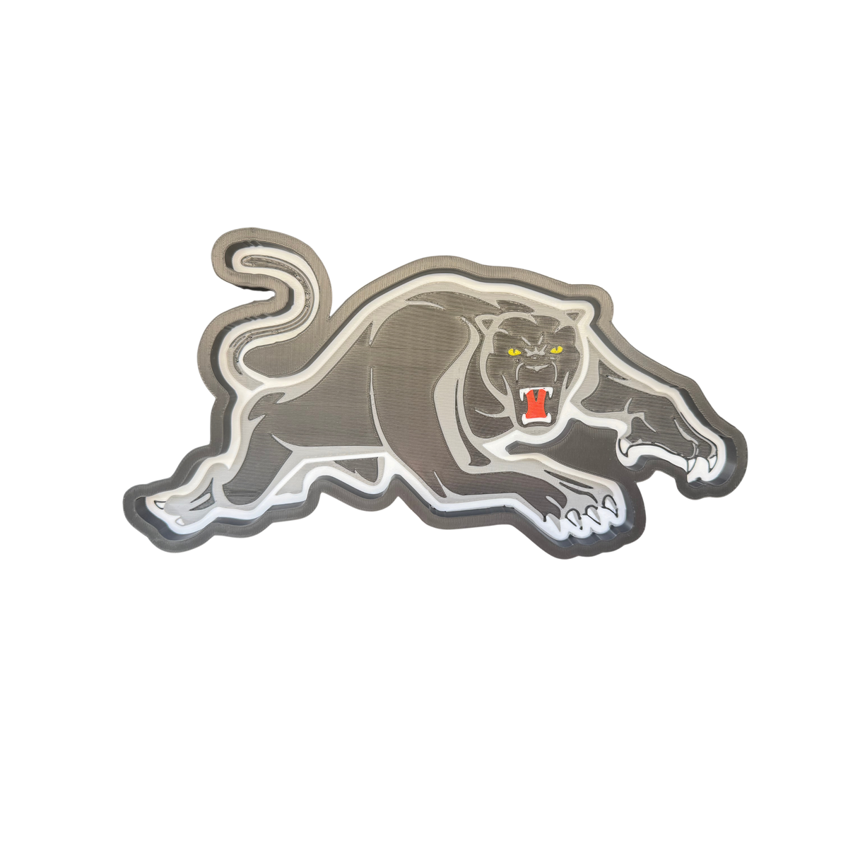 Penrith Panthers panther-shaped trinket tray on a white background