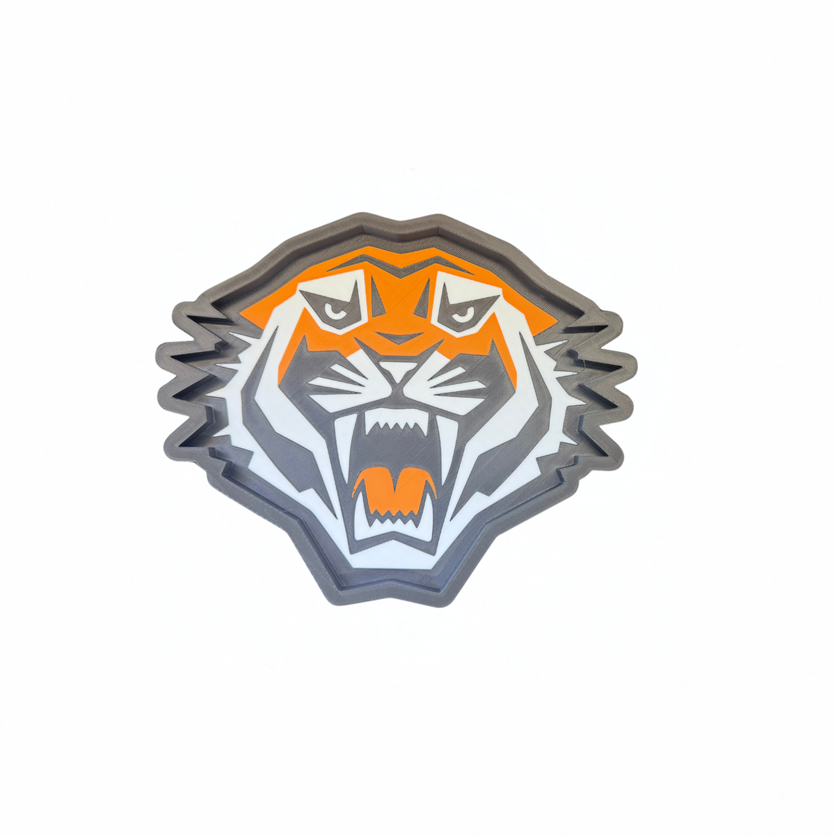 Wests Tigers tiger design trinket tray on a white background