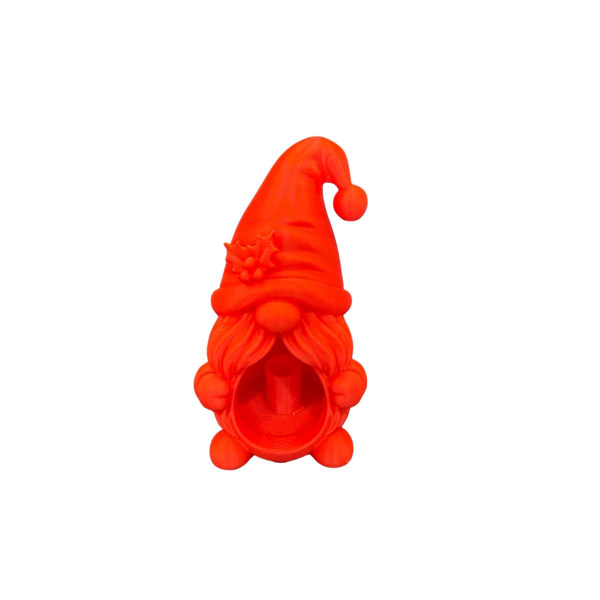 Christmas gnome decoration with micro LED light switched off