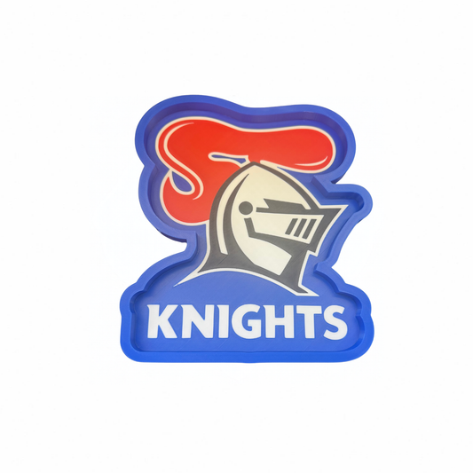 Newcastle Knights knight helmet logo trinket tray