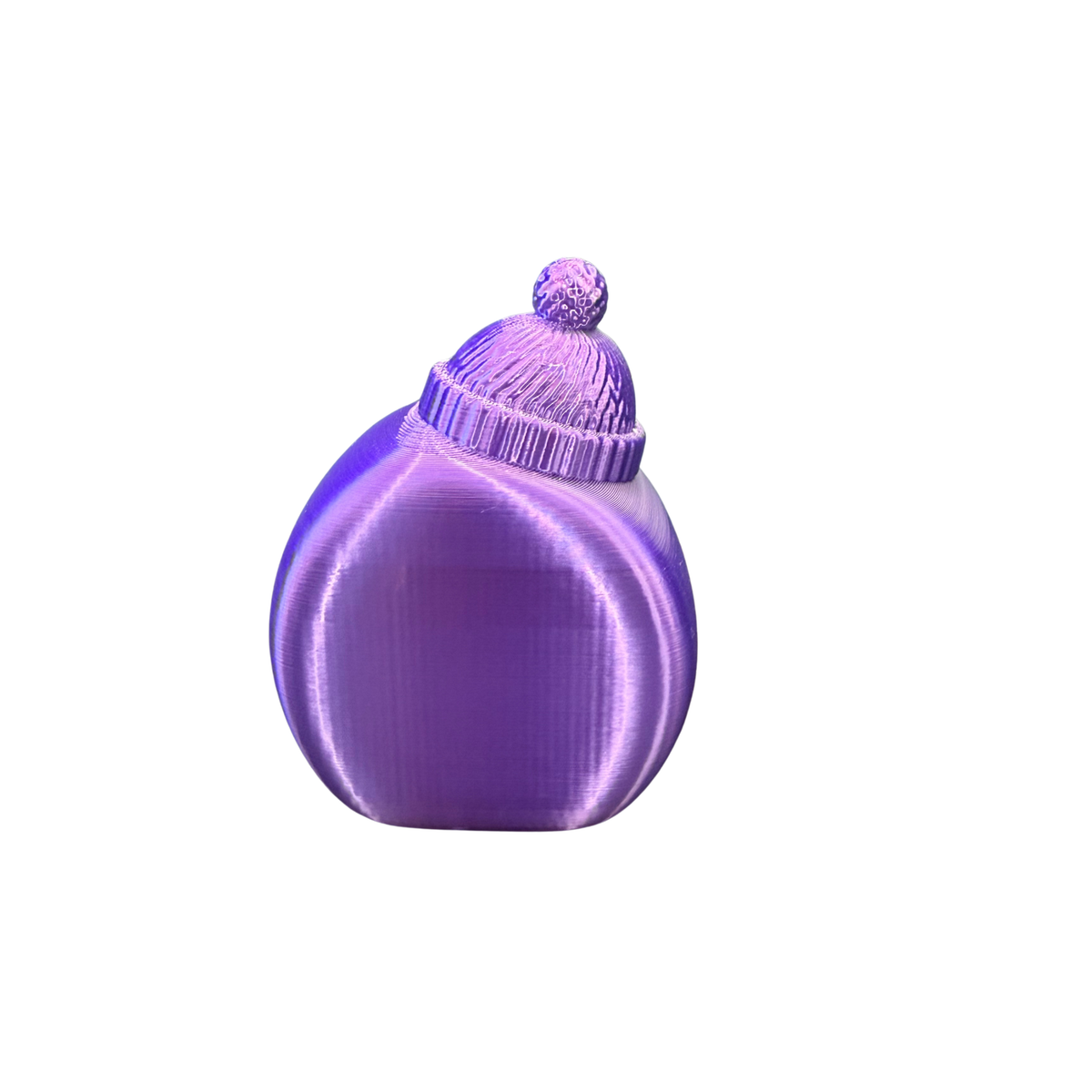 Front of Celestial Violet Christmas bauble decoration