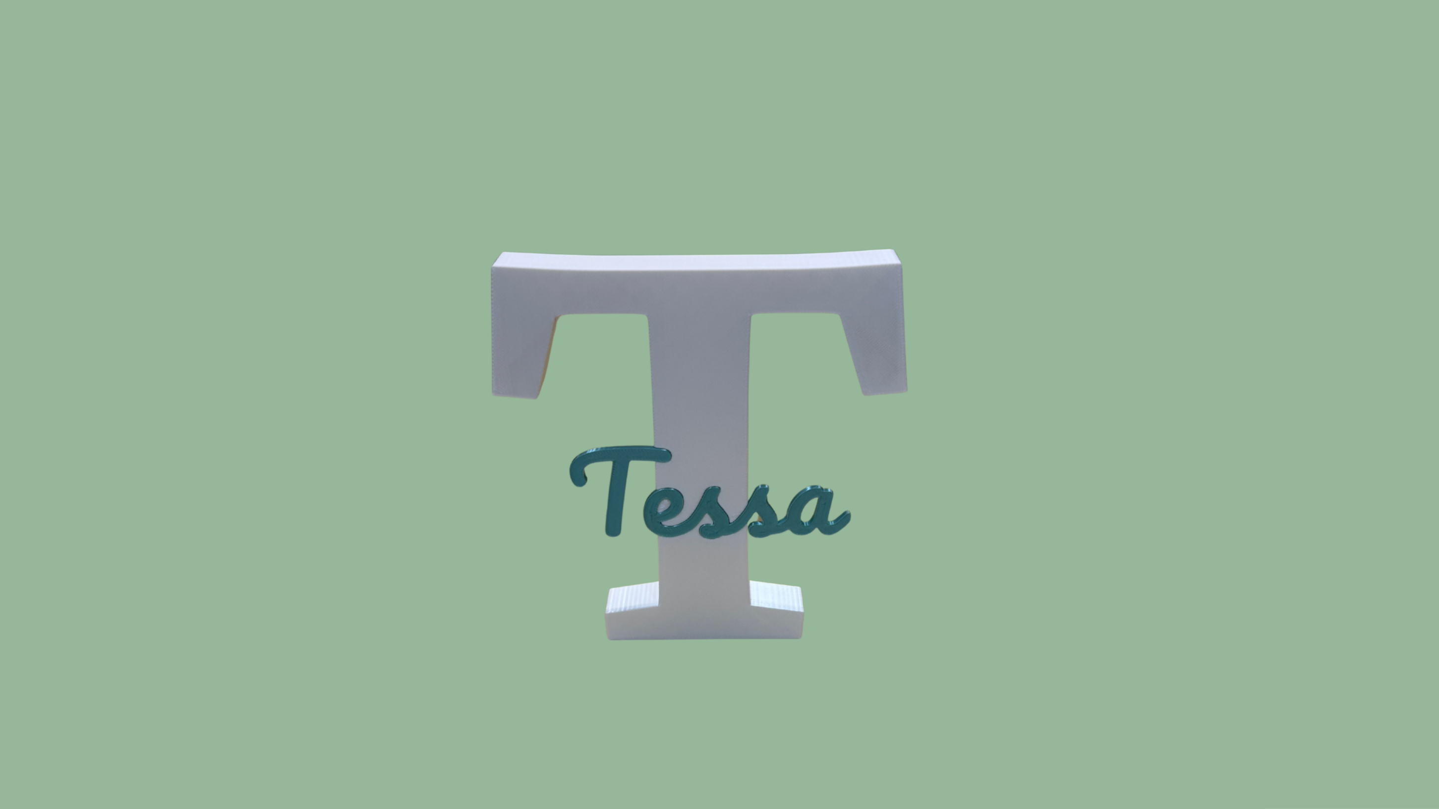 Personalised Freestanding Initial & Name | Custom Kids Gift | Made to Order