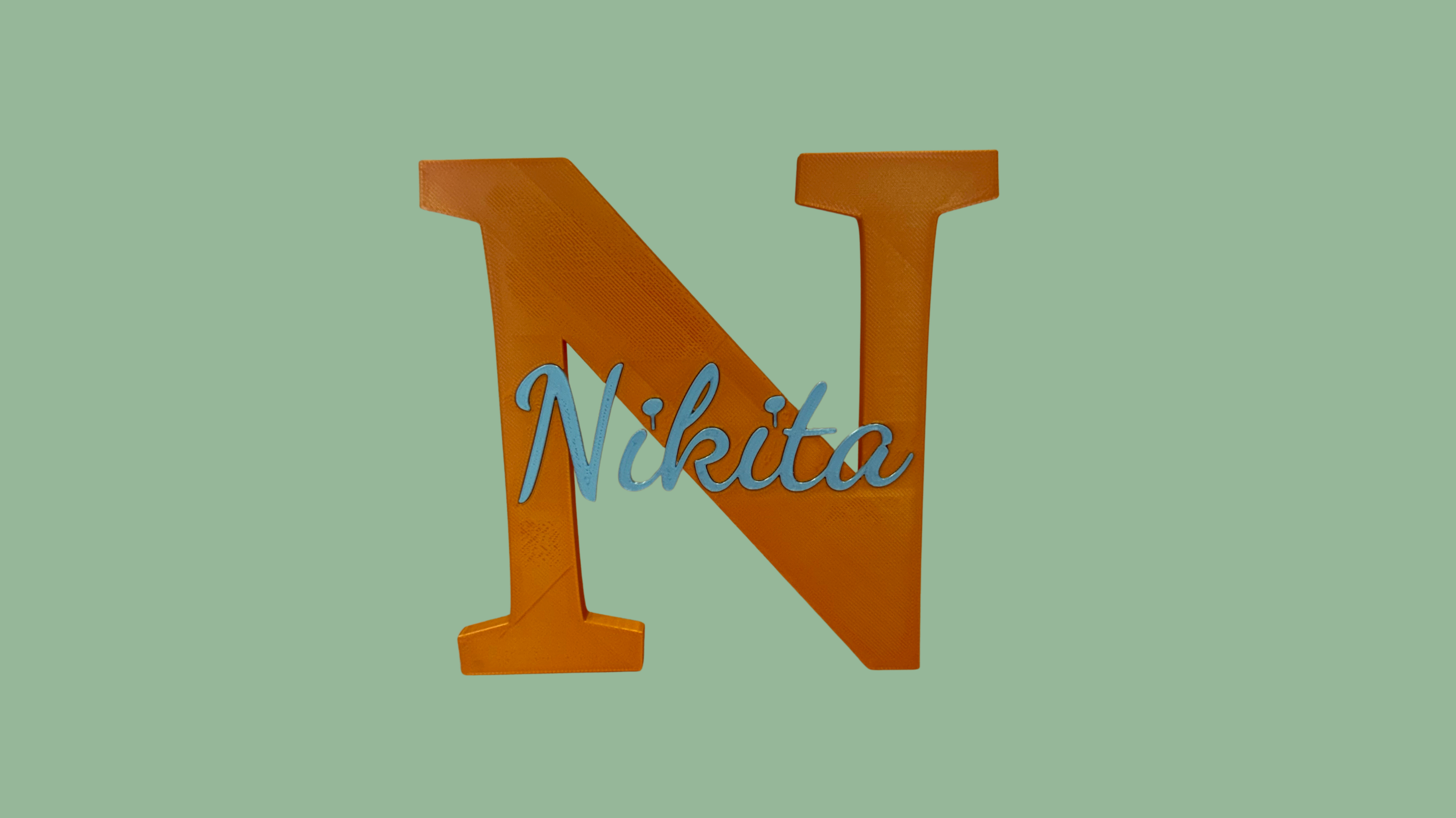 Personalised Freestanding Initial & Name | Custom Kids Gift | Made to Order