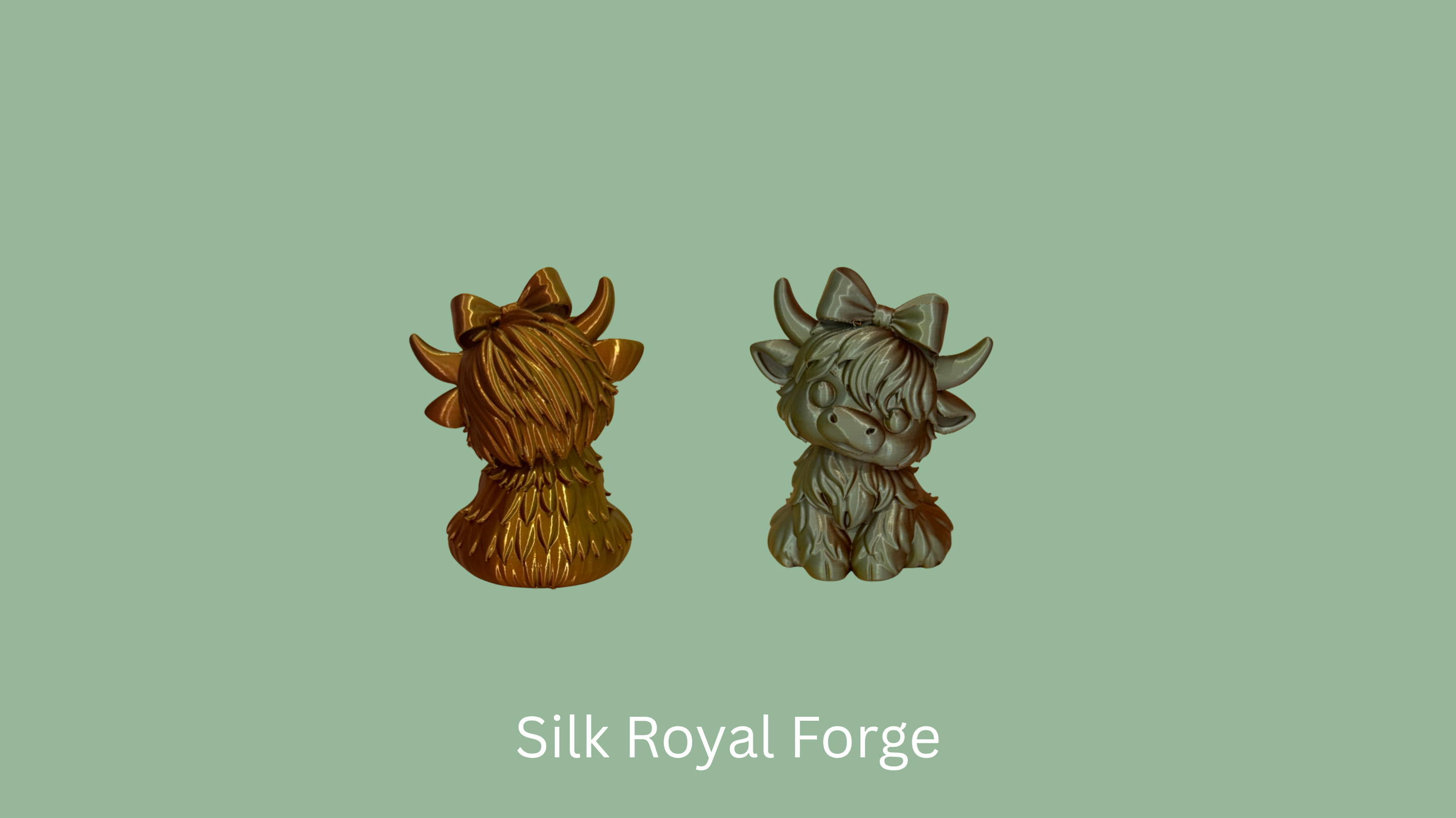 Highland Cow Figurine - Silk Royal Forge