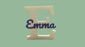 Personalised Freestanding Initial & Name | Custom Kids Gift | Made to Order