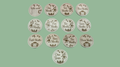 Monkey Milestone Markers - Full Set of 13