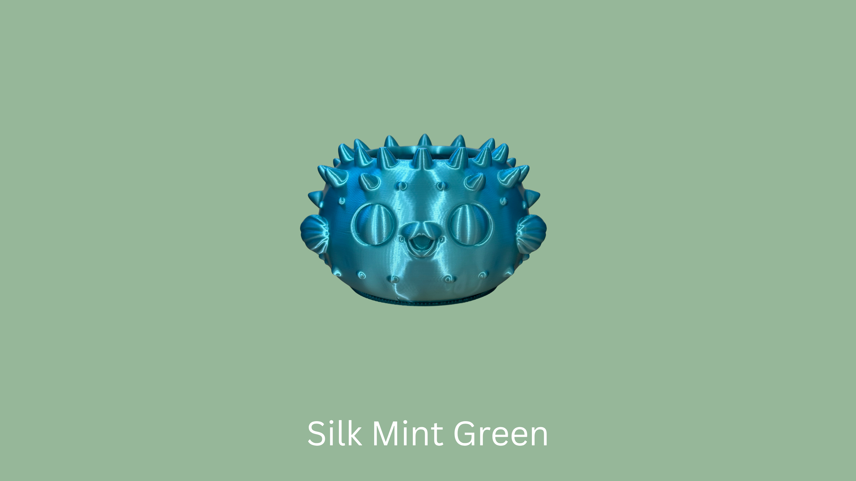 Pufferfish Organiser - Silk Mint Green