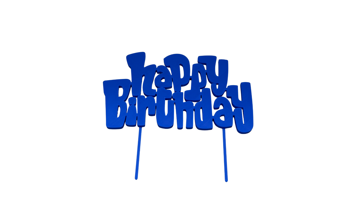 Happy Birthday Cake Topper