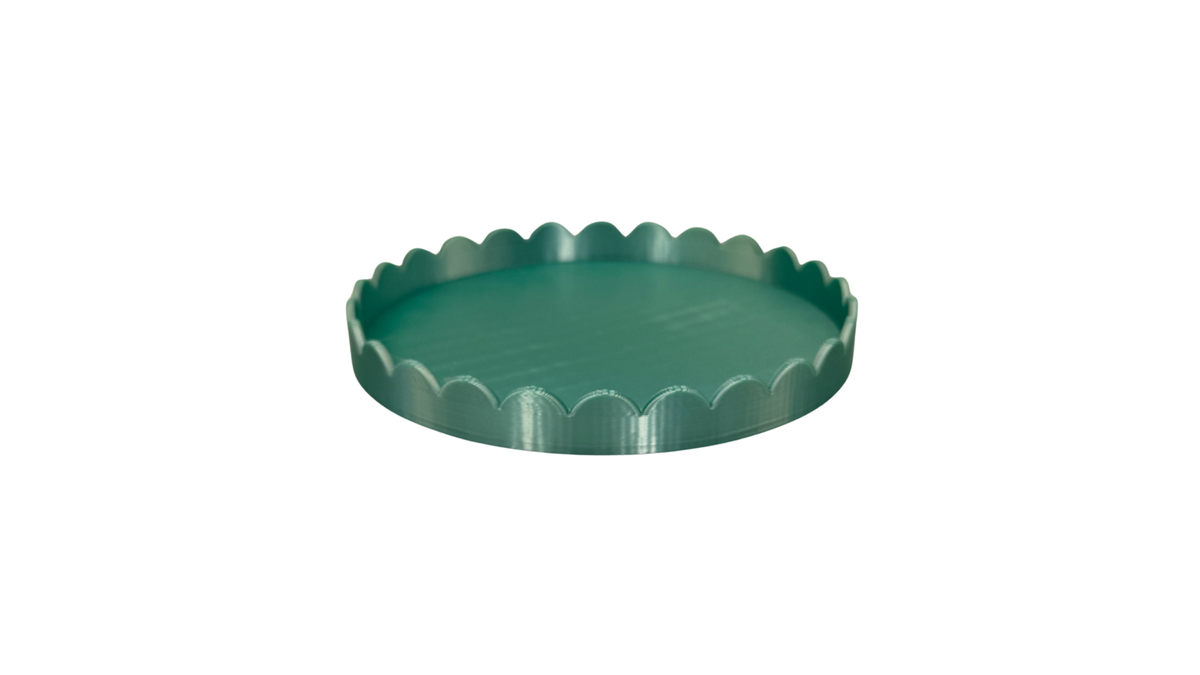 Small Scalloped Trinket Tray