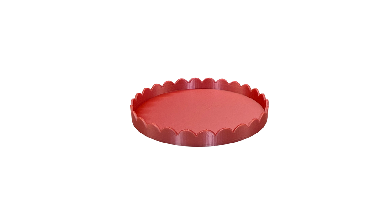 Small Scalloped Trinket Tray