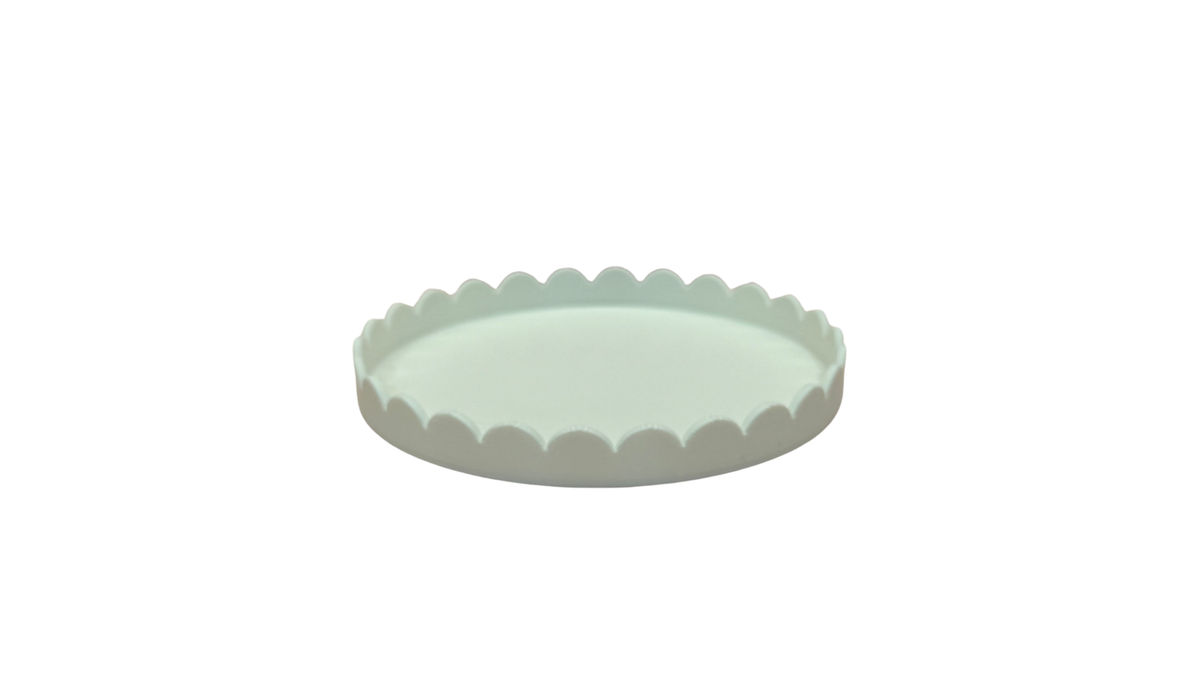 Small Scalloped Trinket Tray