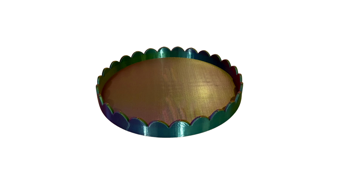 Small Scalloped Trinket Tray