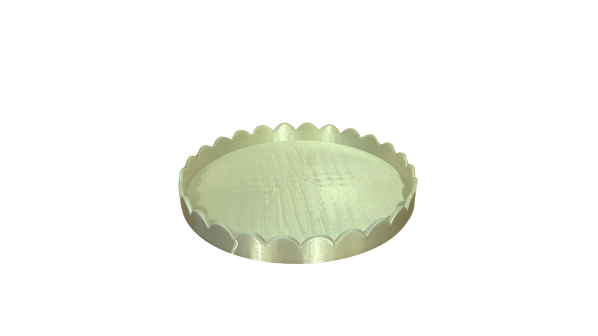 Small Scalloped Trinket Tray