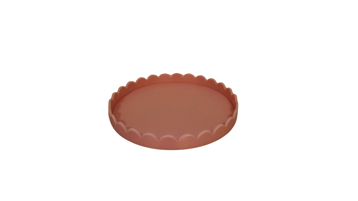 Small Scalloped Trinket Tray