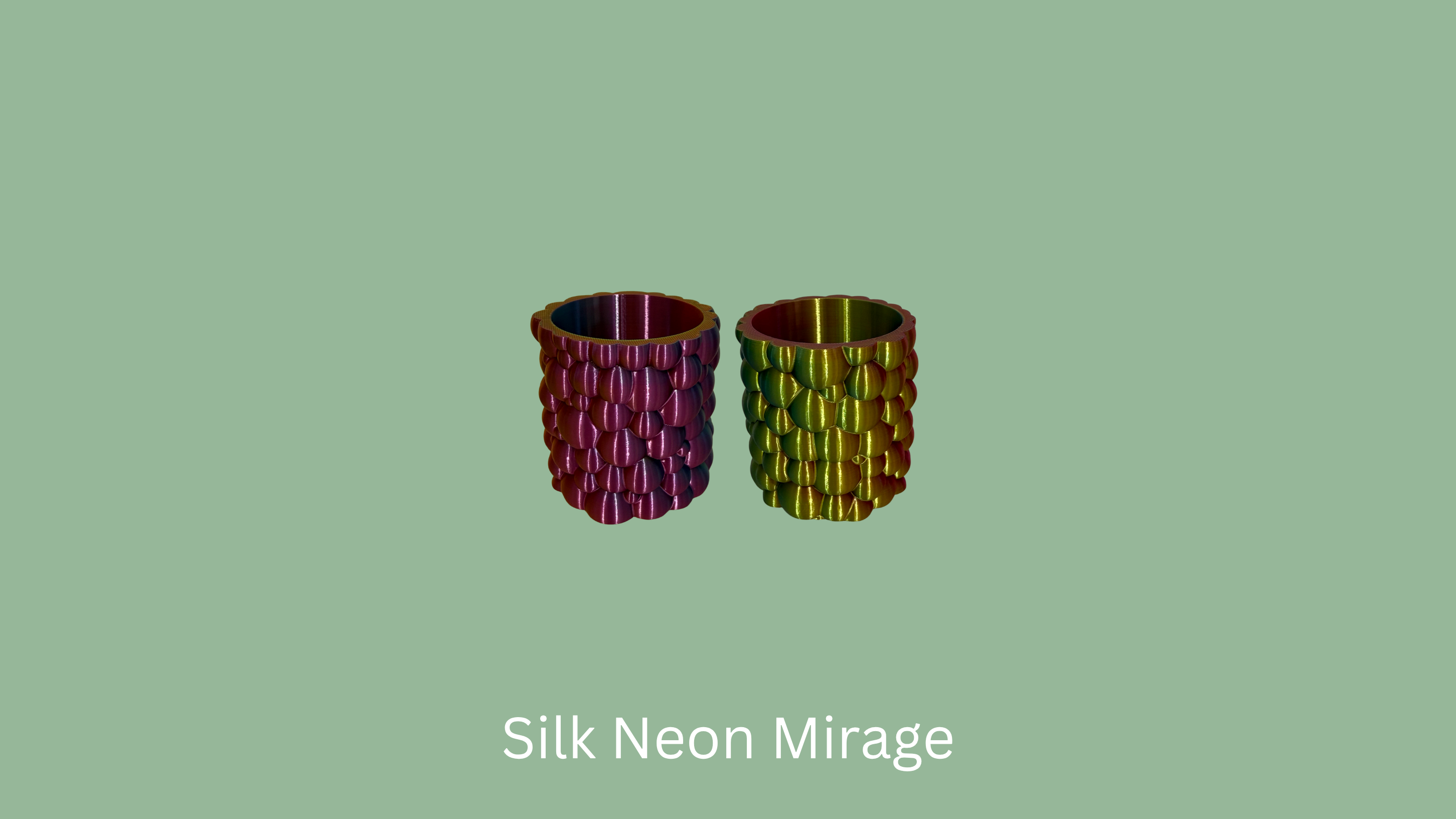 Bubble Organiser Small - Silk Neon Mirage