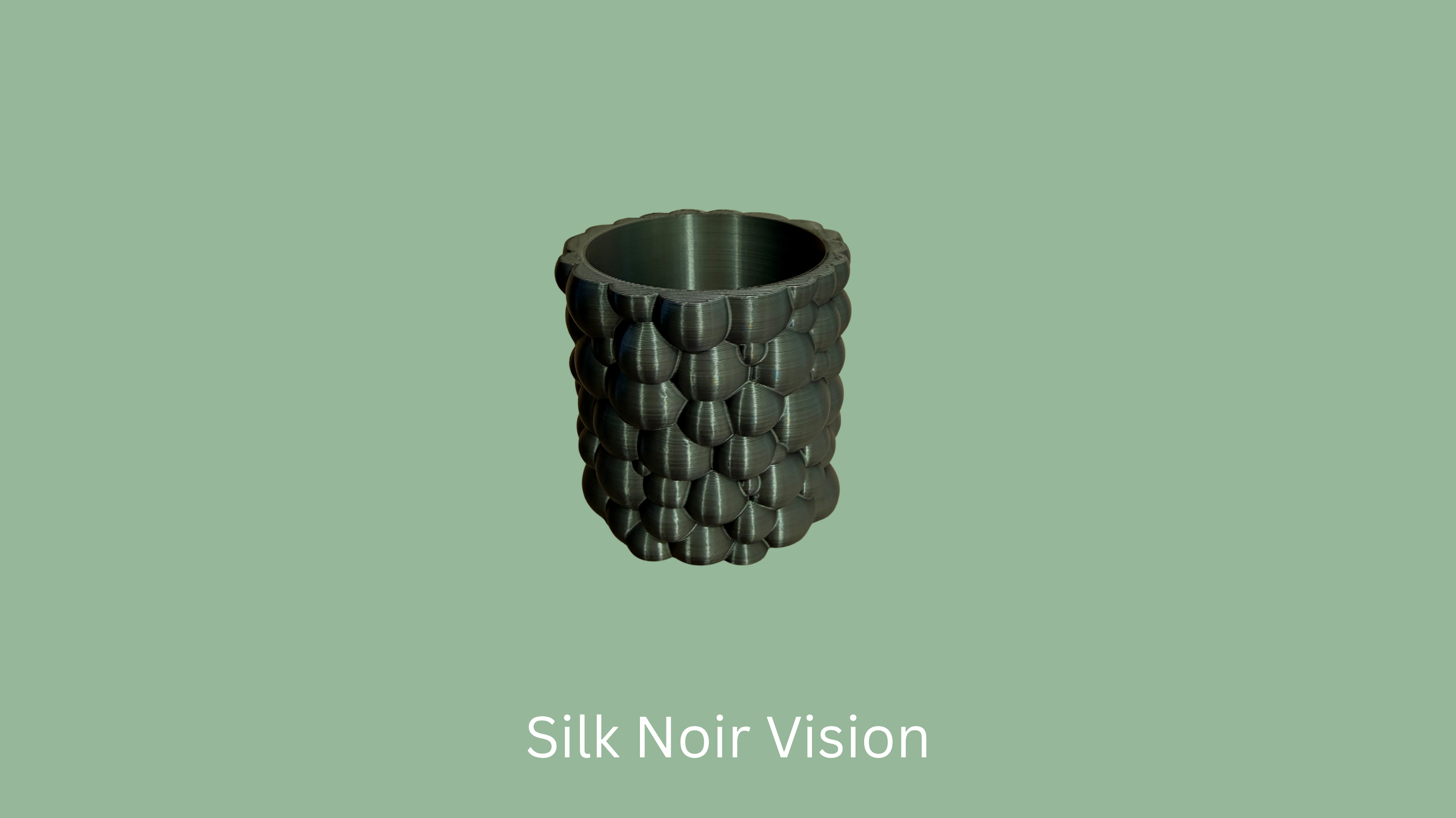 Bubble Organiser Small - Silk Noir Vision