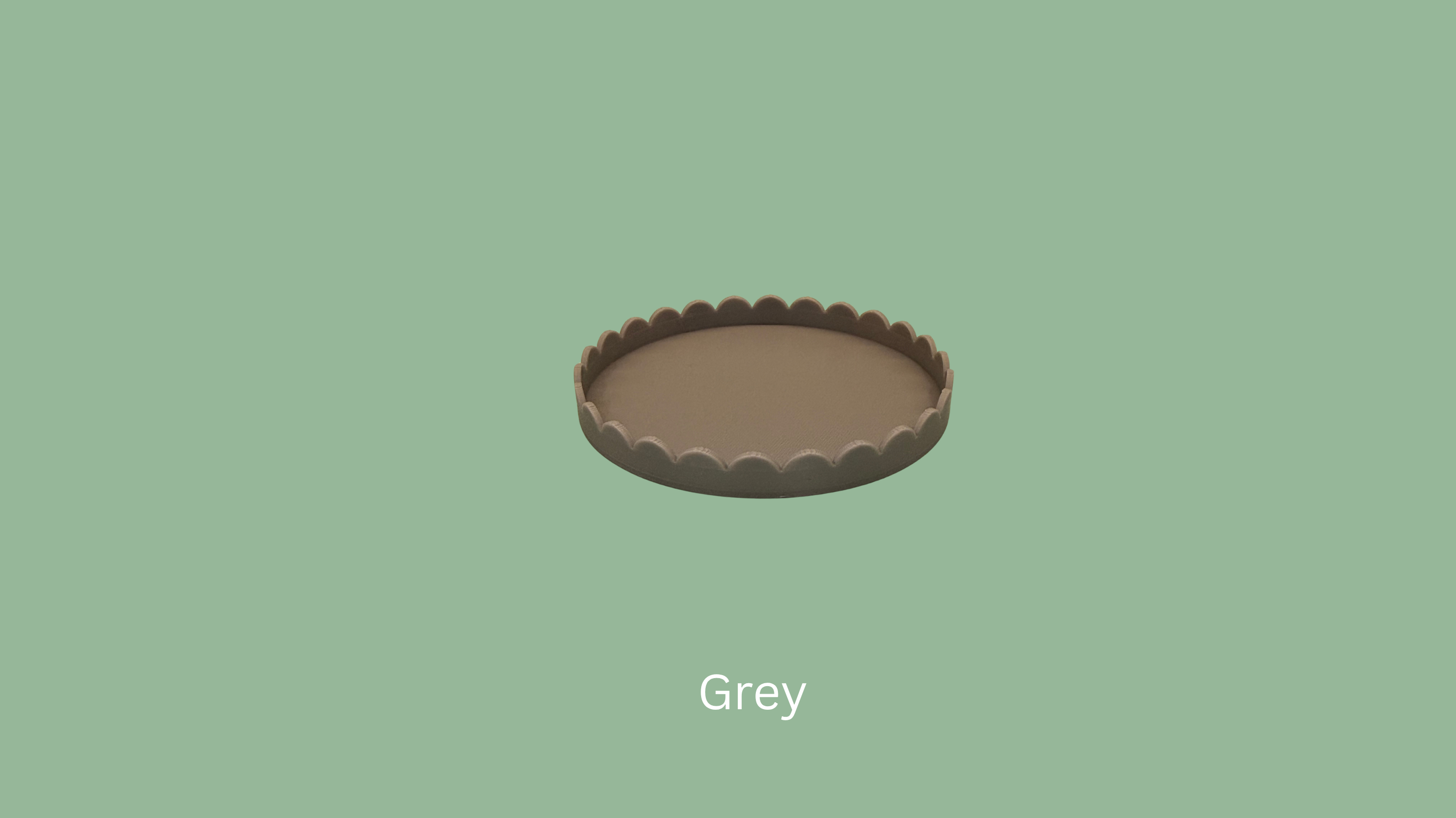 Small Scalloped Trinket Tray