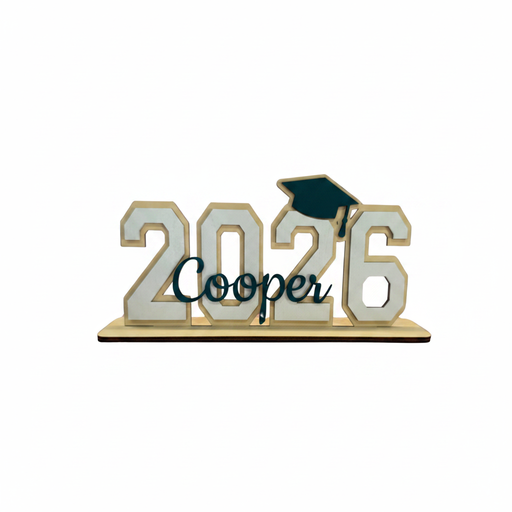 2026 Graduation Name Plaque - Teal